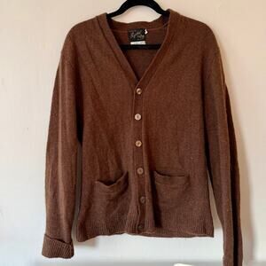 Vintage Rydal 100% Wool Cardigan Sweater – Brown